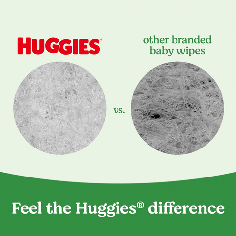 Huggies Natural Care Sensitive Baby Wipes - Fragrance Free - 64 Wipes