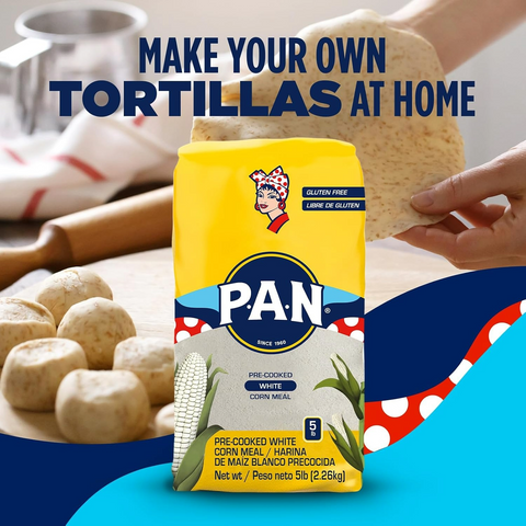 P.A.N. White Corn Meal - 5lb Bag