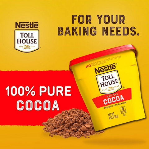 Nestle Toll House 100% Pure Cocoa - 8oz Jar