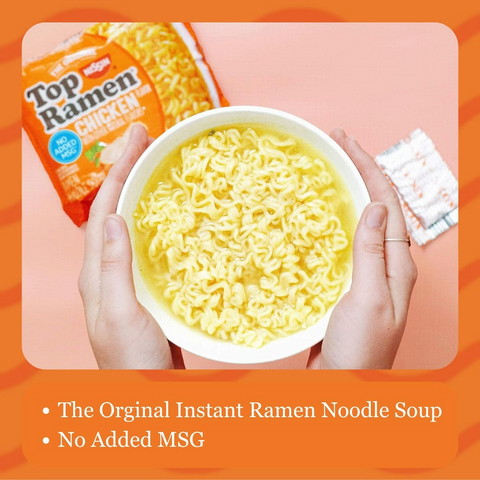 Nissin Top Chicken Ramen Noodle Soup - 3 Ounce