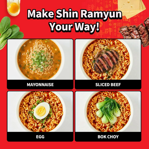 Shin Ramyun Noodles - Spicy Korean - 4.23oz Pack