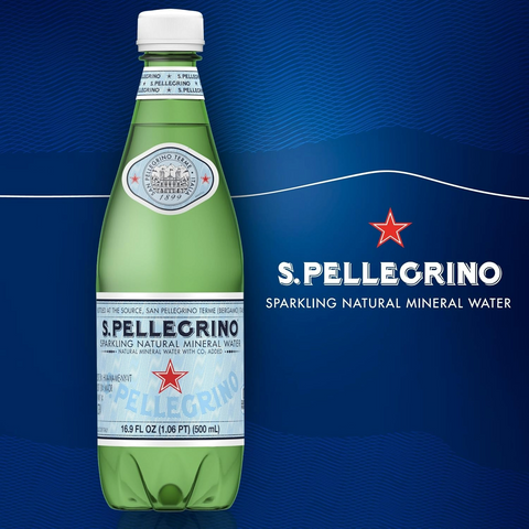 S.Pellegrino Sparkling Natural Mineral Water - 16.9oz
