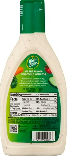 Wish-Bone Ranch Salad Dressing - 15oz Bottle