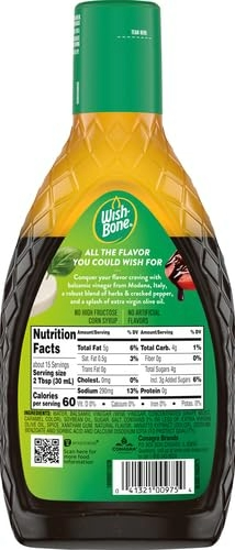 Wish-Bone Balsamic Vinaigrette Salad Dressing - 15oz Bottle
