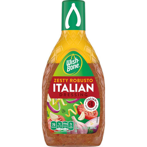 Wish-Bone Zesty Robusto Italian Salad Dressing - 15oz Bottle