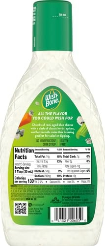 Wish-Bone Chunky Blue Cheese Salad Dressing - 15oz Bottle