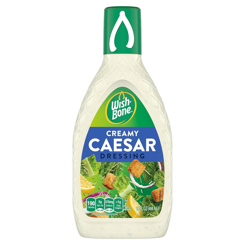 Wish-Bone Creamy Caesar Salad Dressing - 15oz Bottle