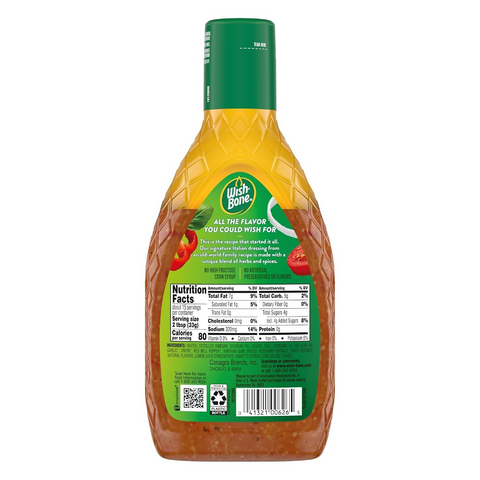 Wish-Bone Italian Salad Dressing - 15oz Bottle