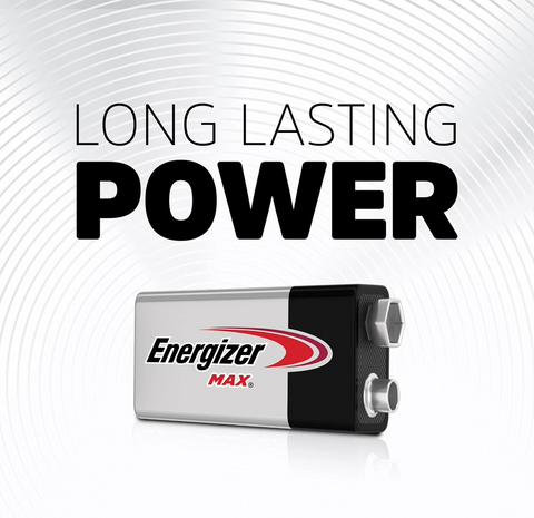Energizer MAX 9V Batteries - 4 Pack