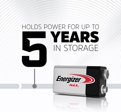 Energizer MAX 9V Batteries - 4 Pack