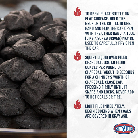 Kingsford Odorless Charcoal Lighter Fluid - 64oz Bottle