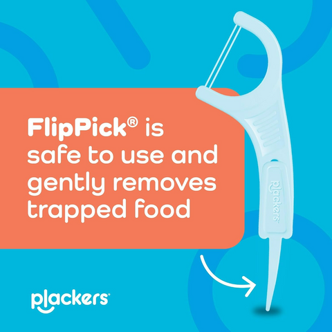 Plackers Twin Line Floss Picks - Intense Mint - 75 Count