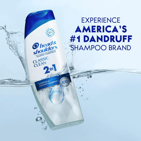 Head and Shoulders Classic Clean 2-in-1 Anti-Dandruff Shampoo + Conditioner - 8.45Oz Bottle