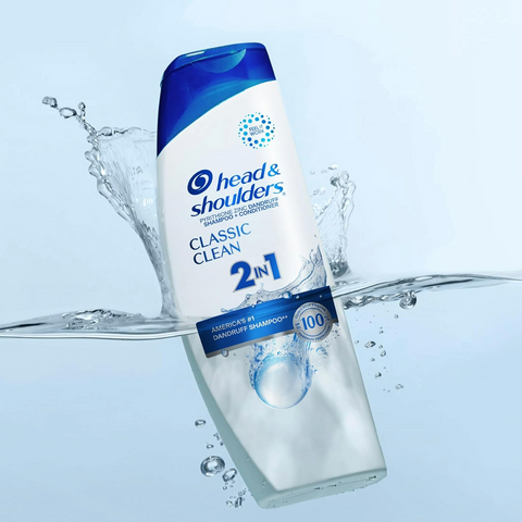 Head and Shoulders Classic Clean 2-in-1 Anti-Dandruff Shampoo + Conditioner - 8.45Oz Bottle