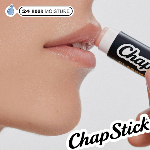 ChapStick Classic Original Lip Balm Sticks with 24 Hour Moisture - 1 Stick