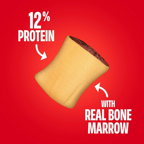 Milk-Bone MaroSnacks Small Dog Treats with Real Bone Marrow - 40oz Jar