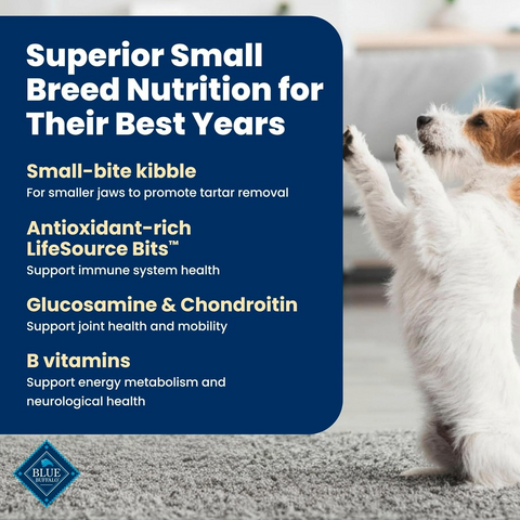Blue Buffalo Life Protection Formula Chicken Small Senior Dog Food - 5lb Bag