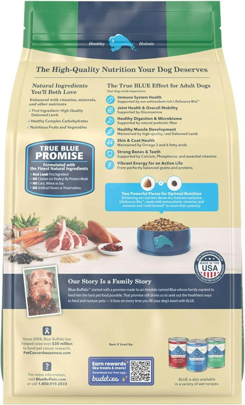 Blue Buffalo Life Protection Formula Lamb Adult Dry Dog Food - 5lb Bag