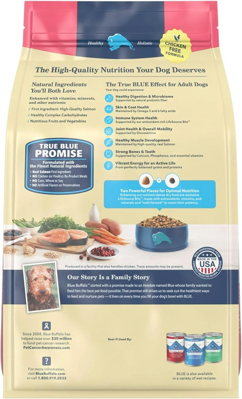 Blue Buffalo Life Protection Formula Salmon Adult Dry Dog Food - 5lb Bag