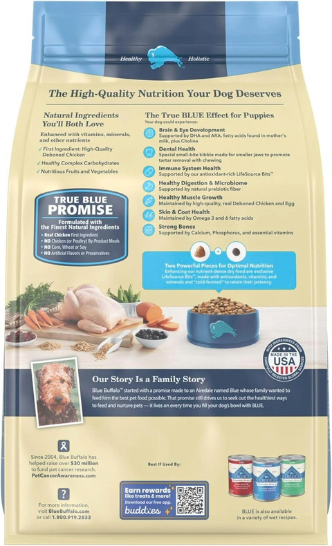 Blue Buffalo Life Protection Formula Chicken Puppy Dry Dog Food - 5lb Bag