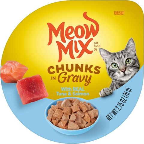 Meow Mix Seafood Favorites Wet Food Variety Pack - 12 Cups