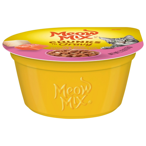 Meow Mix Seafood Favorites Wet Food Variety Pack - 12 Cups