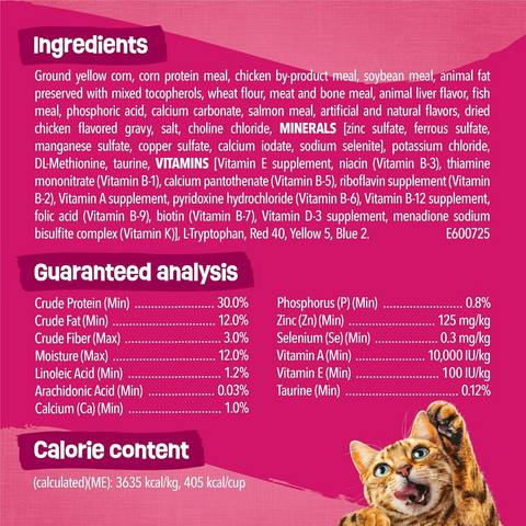 Friskies Purina Gravy Swirlers Dry Cat Food - Chicken & Salmon - 3.15lb Bag