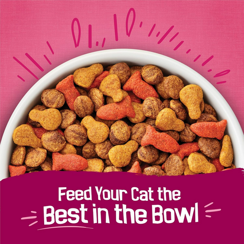 Friskies Purina Gravy Swirlers Dry Cat Food - Chicken & Salmon - 3.15lb Bag