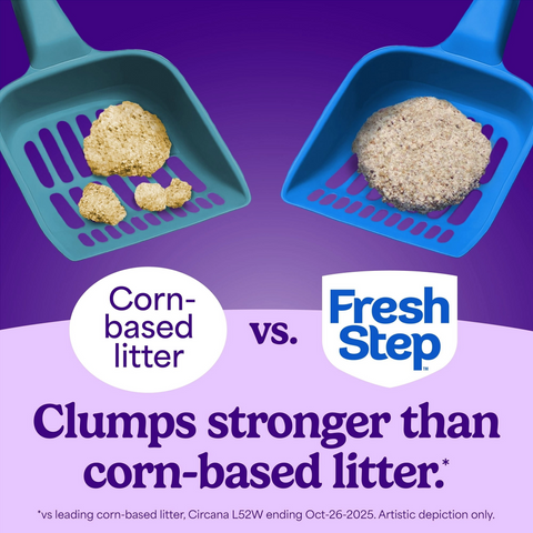 Fresh Step Total Control Scented Clumping Litter with Febreze Freshness - 11 Pound Bag