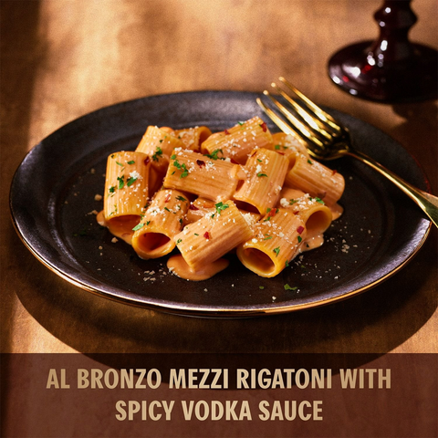 Al Bronzo by Barilla Organic Pasta - Mezzi Rigatoni - 16oz Bag