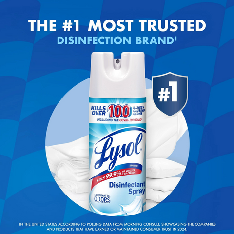 Lysol Disinfectant Spray - Crisp Linen - 19oz Bottle