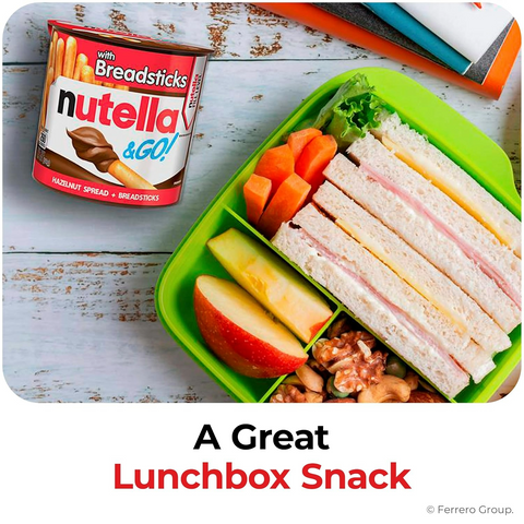Nutella & Go Kids Snacks for Kids - Hazelnut Spread - 1.8oz