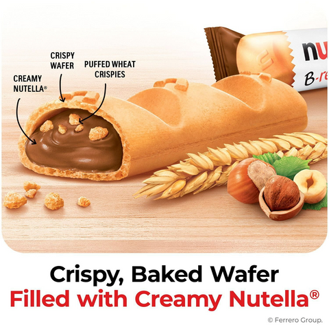 Nutella B-Ready Crispy Wafers - 0.7oz Bar