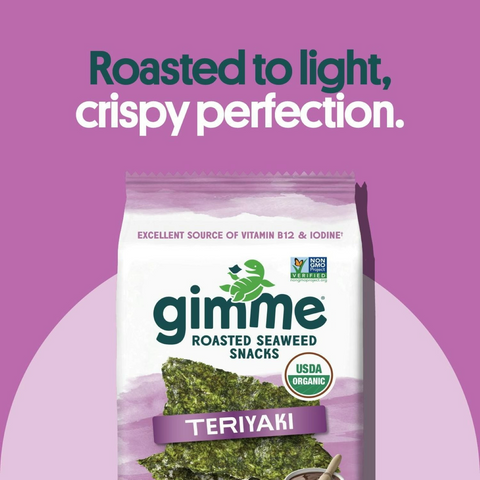 Gimme Seaweed Snack - Teriyaki - 0.17oz Pack