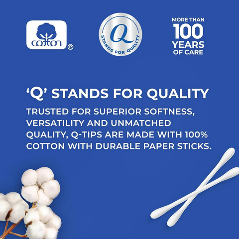 Q-tips Antimicrobial Cotton Buds - 300 Count