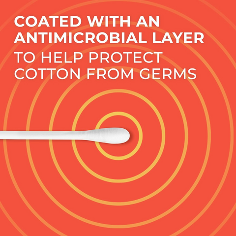 Q-tips Antimicrobial Cotton Buds - 300 Count