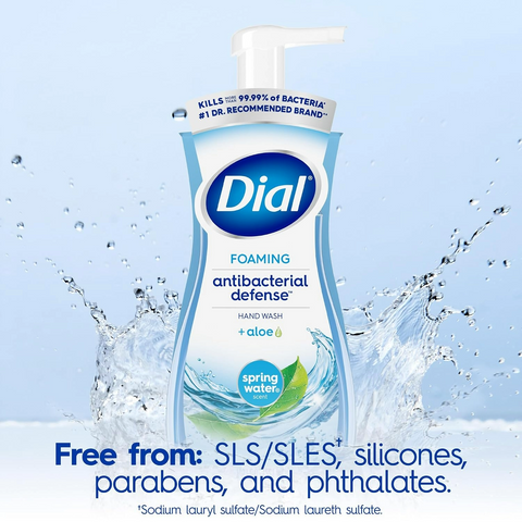 Dial Antibacterial Foaming Hand Soap - Spring Water Scent - 7.5oz Bottle