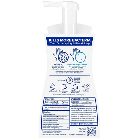 Dial Antibacterial Foaming Hand Soap - Spring Water Scent - 7.5oz Bottle