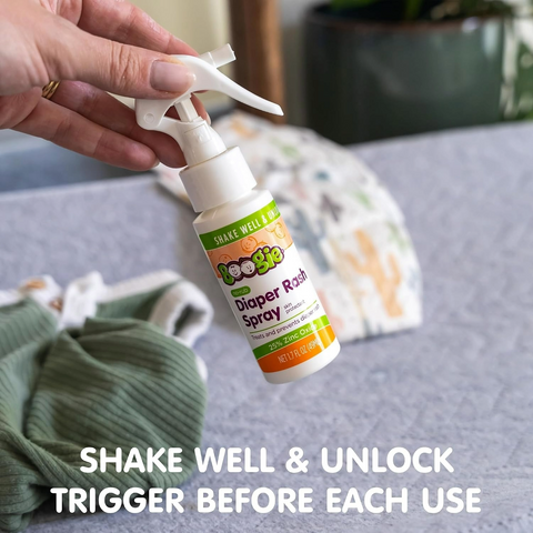 Boogie No-Rub Diaper Rash Spray for Babies - 1.7oz Bottle