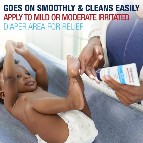 Aquaphor Baby Diaper Rash Cream with Zinc Oxide - 3.5oz Tube