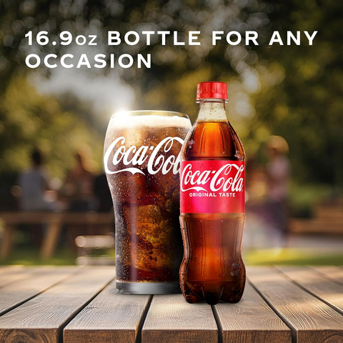 Coca-Cola Soda Soft Drink - 16.9oz Bottle