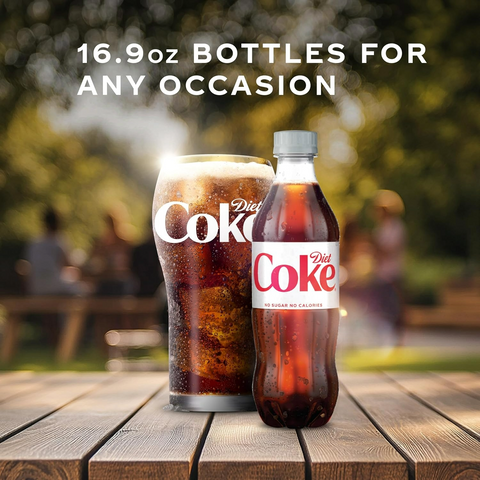 Diet Coke Soda Soft Drink - 16.9oz Bottle