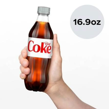 Diet Coke Soda Soft Drink - 16.9oz Bottle