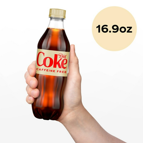 Diet Coke Caffeine Free Soda Soft Drink - 16.9oz Bottle - 6-Pack