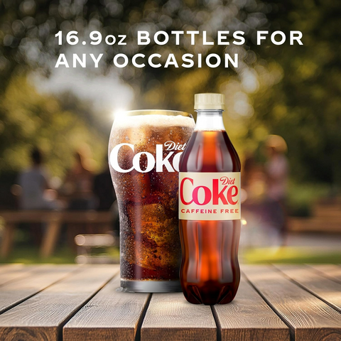 Diet Coke Caffeine Free Soda Soft Drink - 16.9oz Bottle
