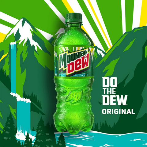 Mountain Dew Soda Soft Drink - 16.9oz Bottle