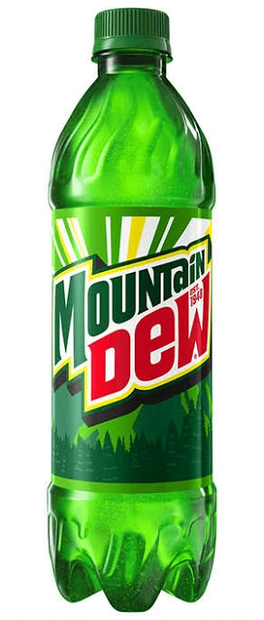 Mountain Dew Soda Soft Drink - 16.9oz Bottle - 6-Pack