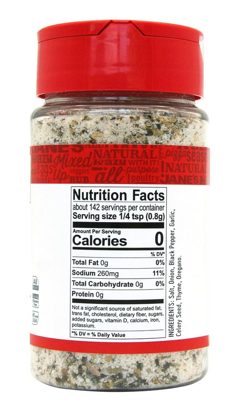 Jane's Krazy Mixed Up Salt - 4oz Jar