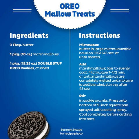 OREO Double Stuf Chocolate Sandwich Cookies - Family Size - 18.71oz Package