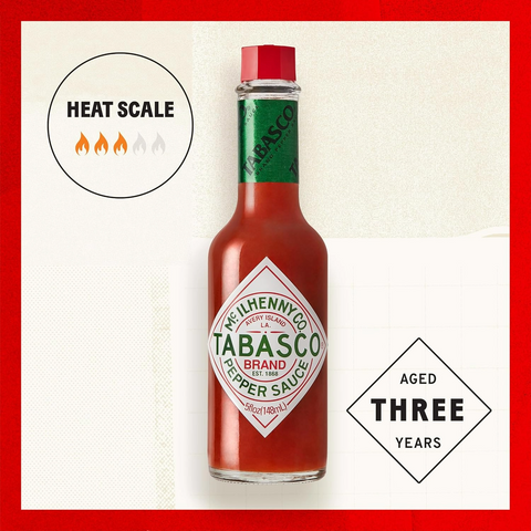 Tabasco Original Red Pepper Hot Sauce - 5oz Glass Bottle
